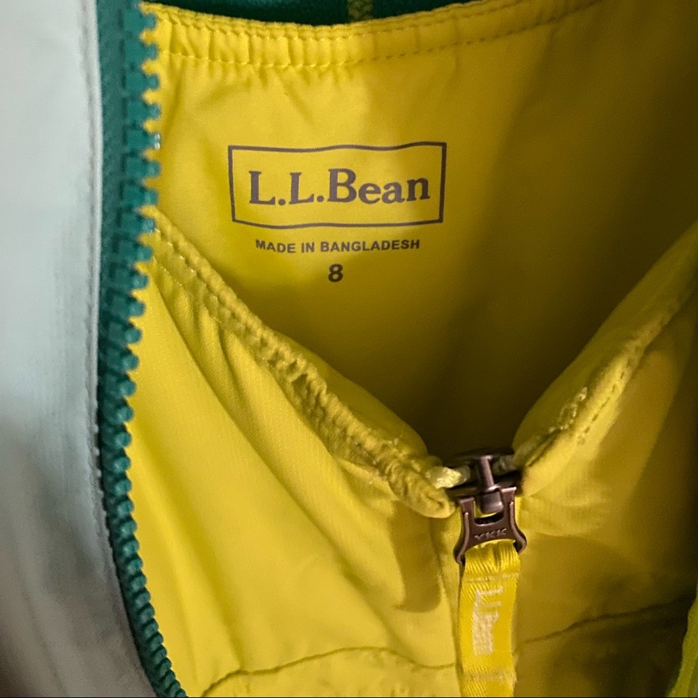 LL Bean Kids Winter Set Jacket Snow Bibs, size 8 - Picture 3 of 7